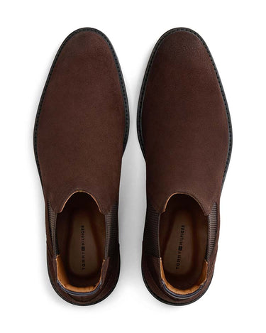 Tommy Hilfiger Corporate Dressy Suede Chelsea Boot