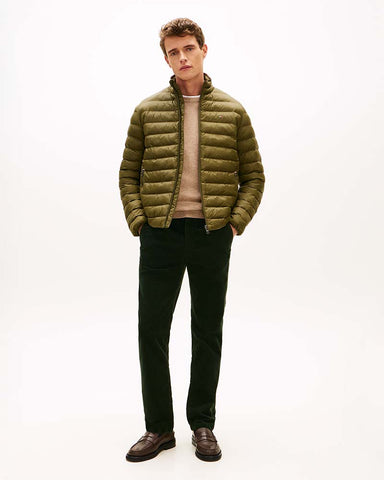 Tommy Hilfiger Flag Embroidery Packable Quilted Jacket