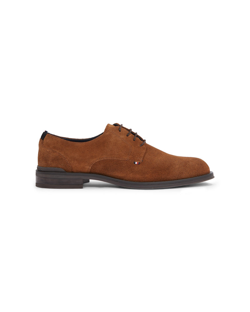 Textured Suede Derby Shoes