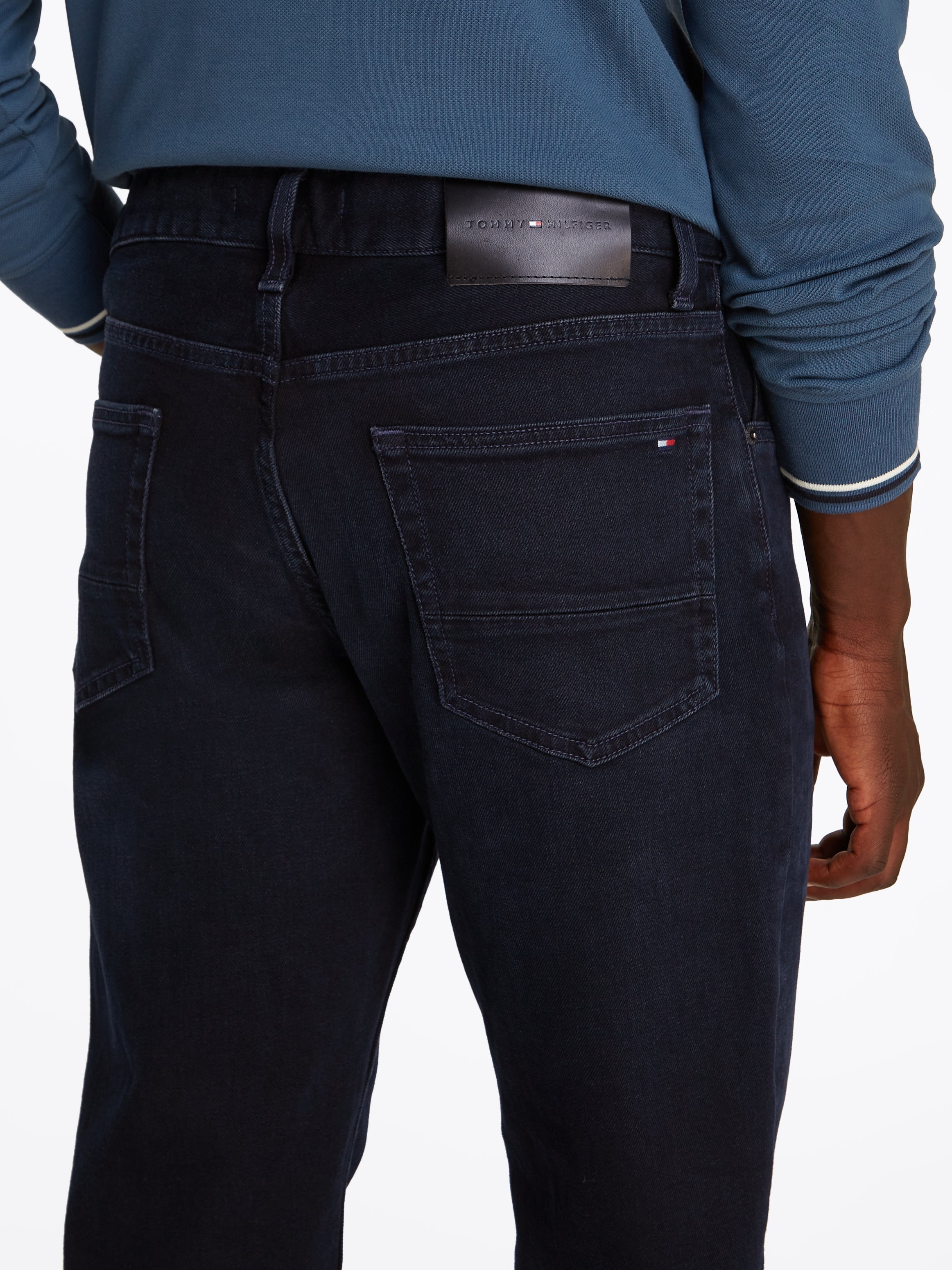 Tommy Hilfiger Mercer Dark Wash Regular Straight Leg Jeans
