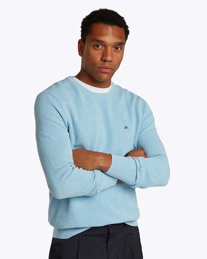 Tommy Hilfiger Textured Knit Crew Neck