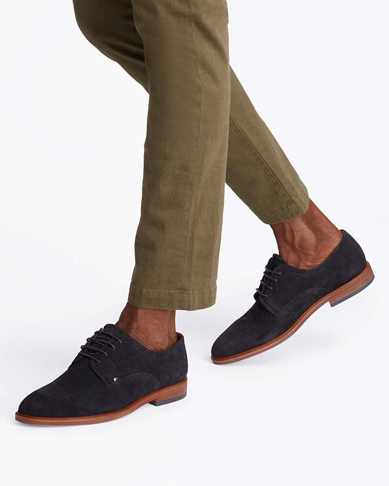 Tommy Hilfiger Signature Suede Derby Shoes