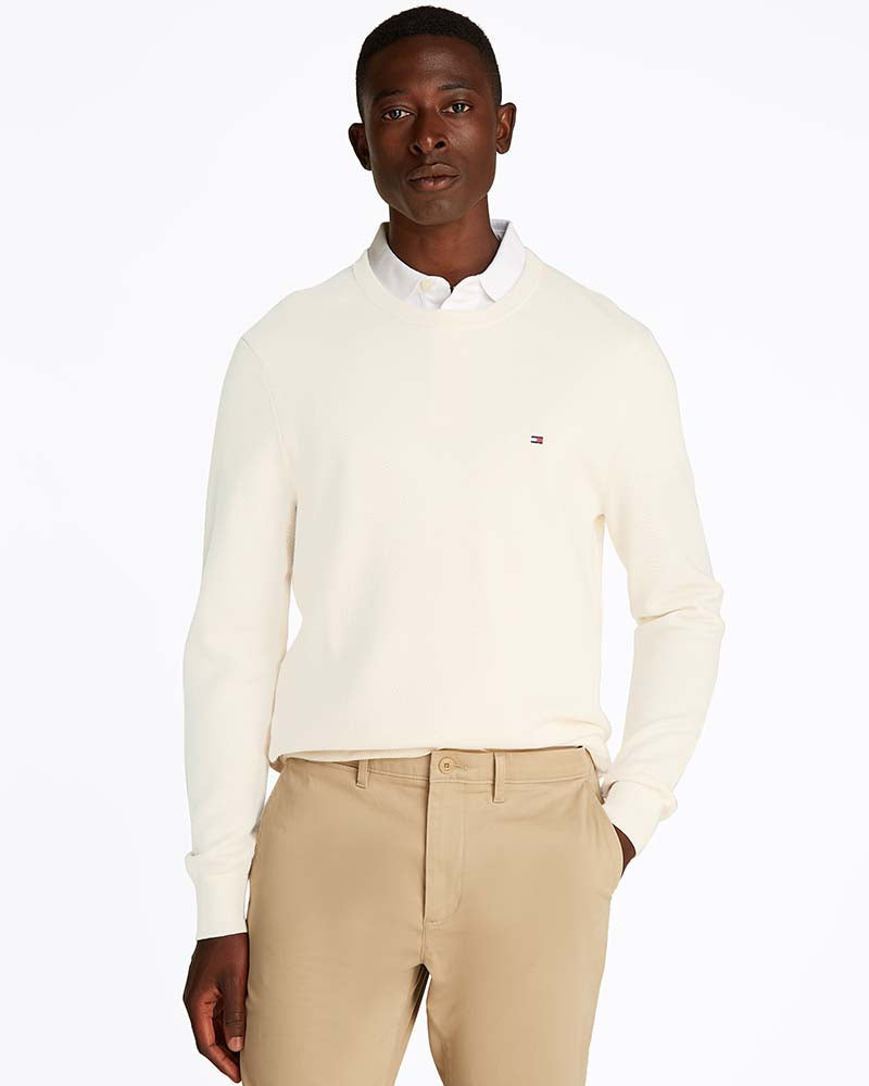 Tommy Hilfiger Textured Knit Crew Neck