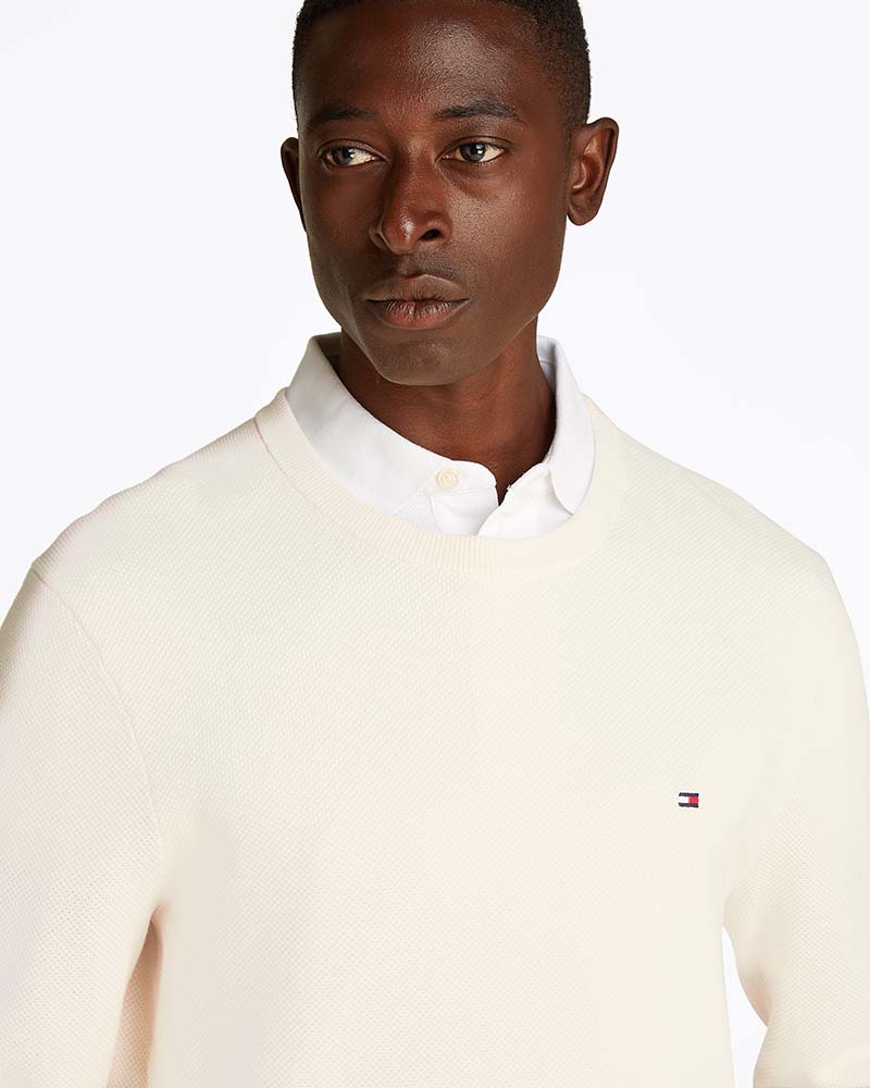 Tommy Hilfiger Textured Knit Crew Neck