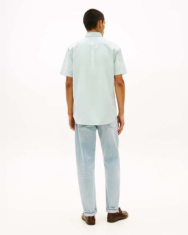 Tommy Hilfiger Light Oxford Solid Short Sleeve Regular Fit Shirt