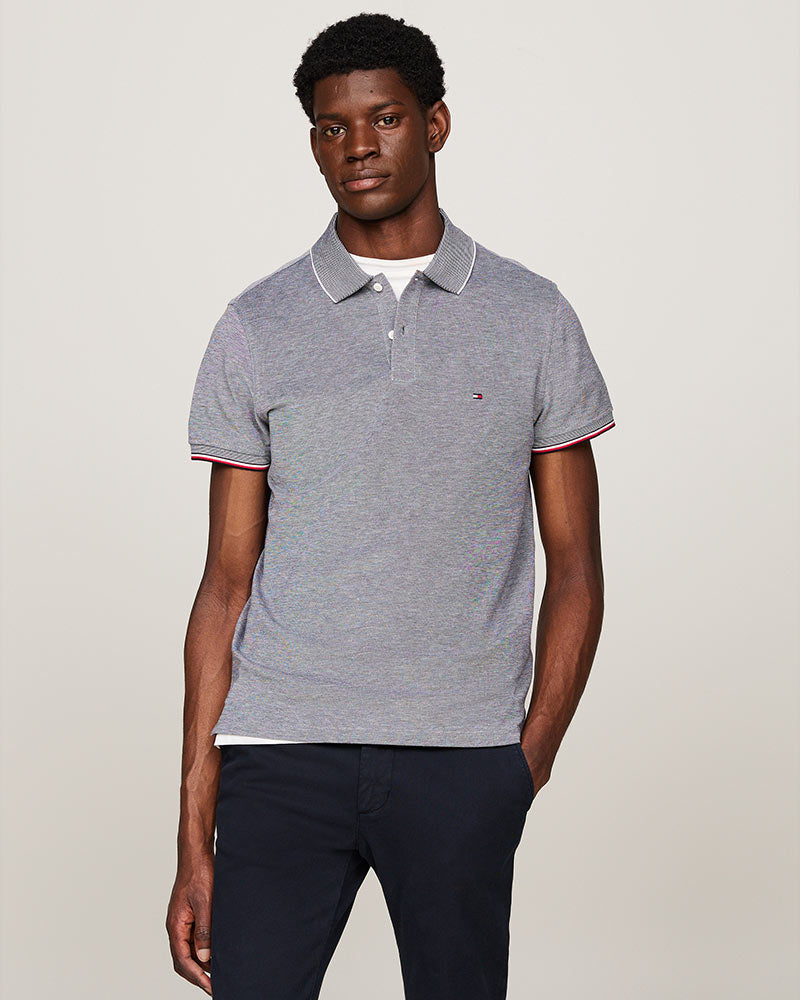 Tommy Hilfiger Mouline Oxford Tipping Slim Polo