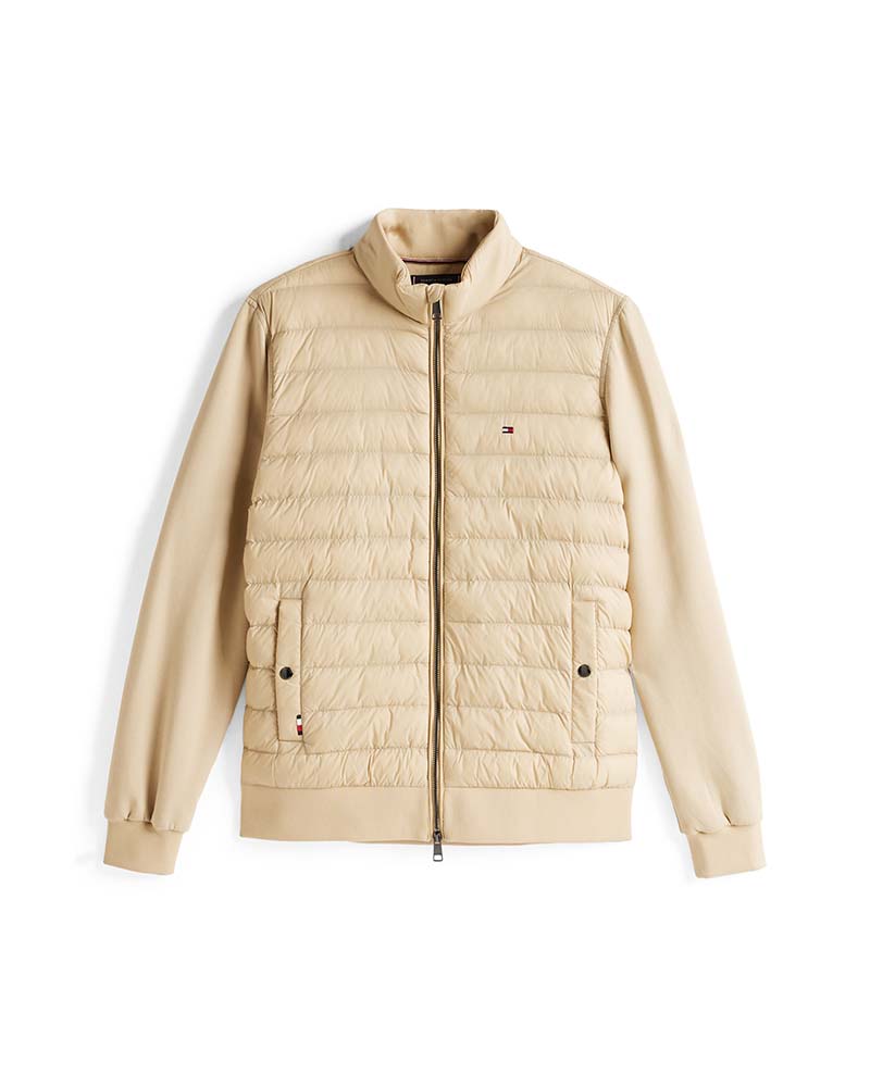 Tommy Hilfiger Stand-Up Collar Quilted Hybrid Jacket