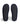 The soles of a pair of Tommy Hilfiger slippers, showing the textured black tread with the brand name 'TOMMY HILFIGER' embossed vertically in gray.