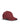 A classic Tommy Hilfiger Flag Cotton Cap, Red Wine in a deep burgundy red, featuring a small embroidered Tommy Hilfiger flag logo on the side, set against a plain white background.