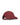 A Tommy Hilfiger Flag Cotton Cap, Red Wine shown from a rear three-quarter angle, featuring an adjustable strap with a silver metal buckle and a debossed brand name on the side.