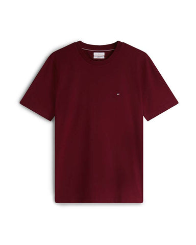 Tommy Hilfiger Flag Embroidery Jersey Crew Neck T-Shirt