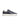 Tommy Hilfiger Leather Court Trainers, Navy with white sole on a white background
