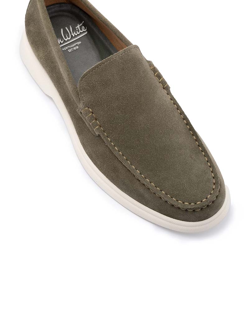 John White Ethan Suede Shoe