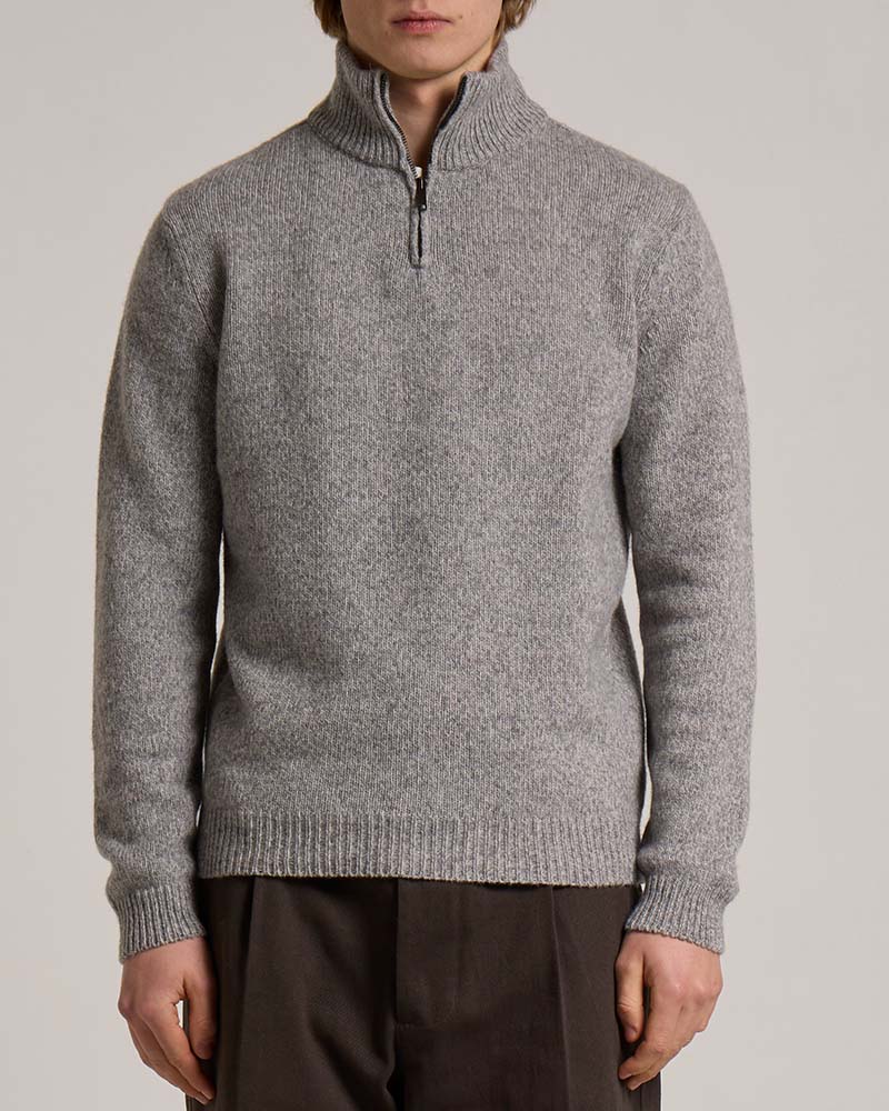 Wool & Co 8062 1/4 Zip Knit