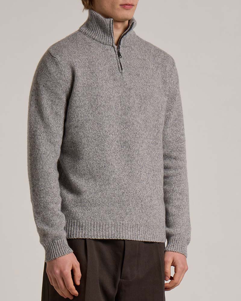 Wool & Co 8062 1/4 Zip Knit