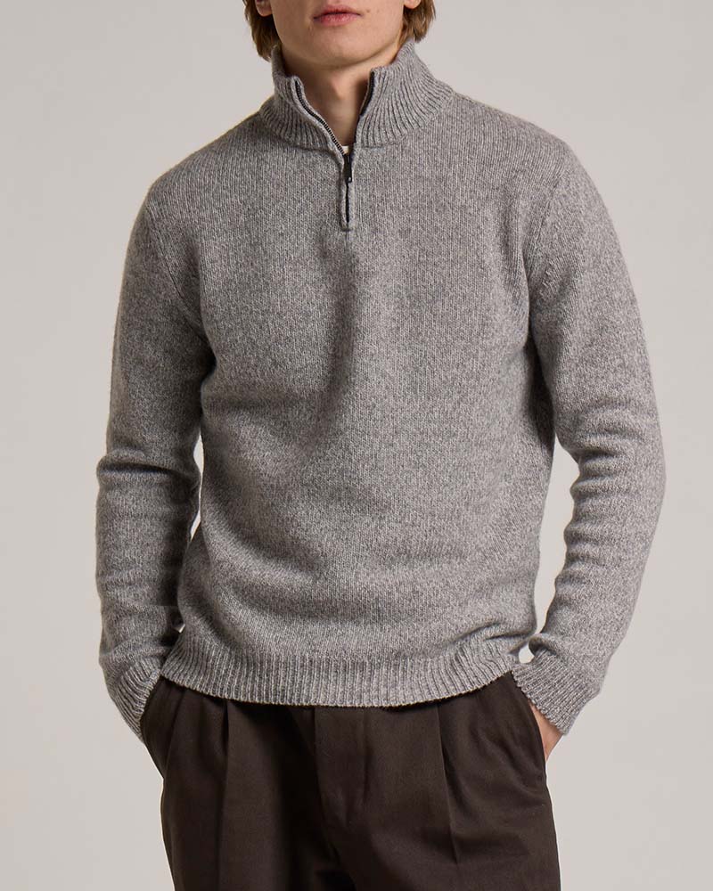 Wool & Co 8062 1/4 Zip Knit
