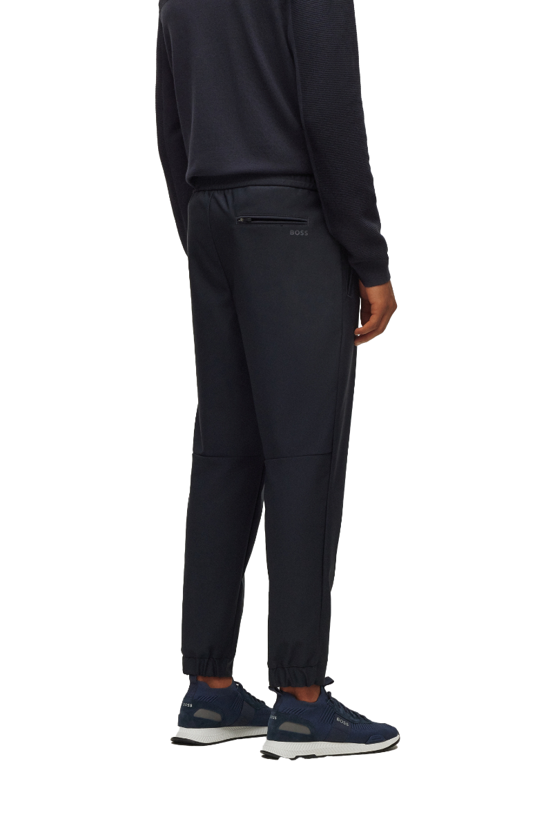 T_Flex Tapered-fit trousers in waterproof softshell material Dark Blue