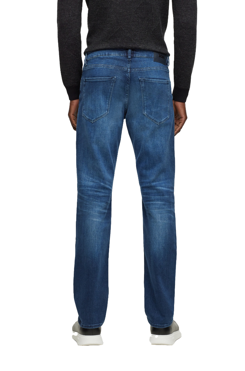 Maine3 Regular-fit jeans in Italian denim Navy