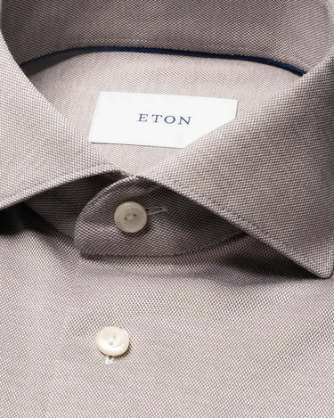 Eton Filo di Scozia Jersey Slim Fit Shirt