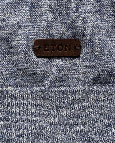 Eton Cotton Linen Regular Fit Fine Knit Polo