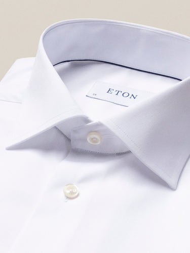 Slim Fit French Cuff Twill Shirt