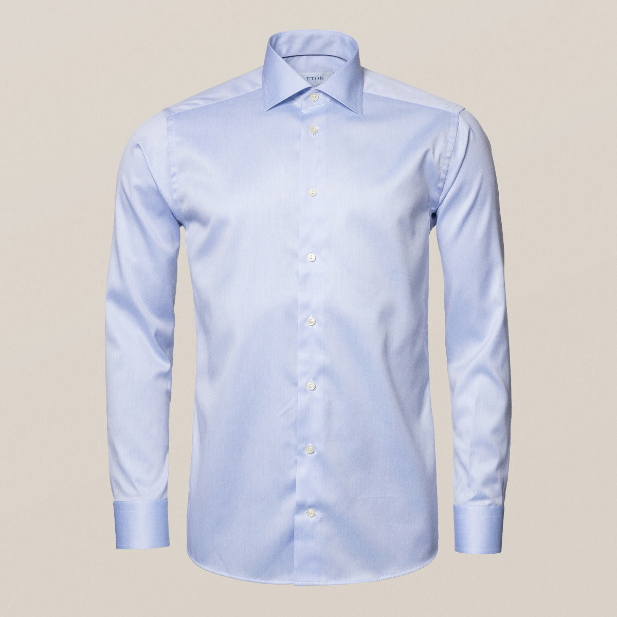 Contemporary Fit Twill Shirt Light Blue