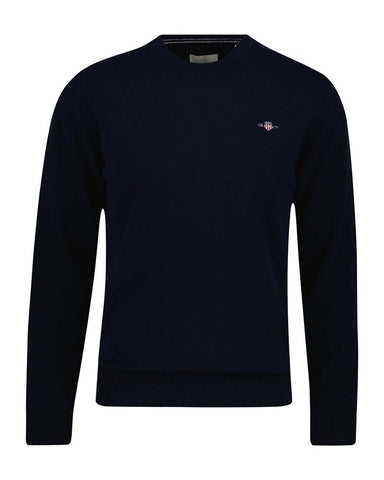Gant Clothing Superfine Lambswool Crew Neck Sweater
