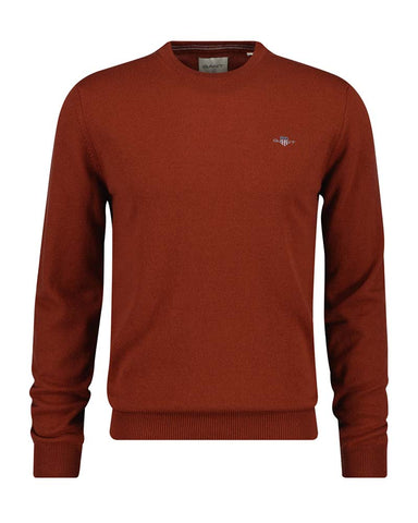 Gant Clothing Superfine Lambswool Crew Neck Sweater