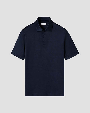 Eton Filo di Scozia Jacquard Slim Polo Shirt
