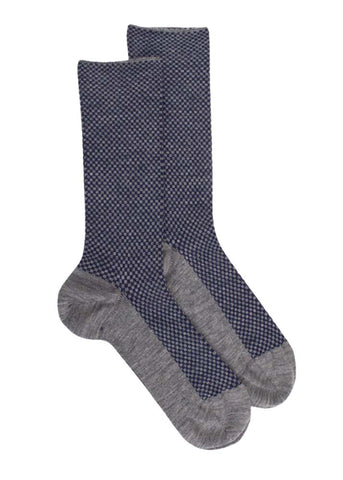 Doré Doré Geometric elastic-free wool Socks 1 Pair