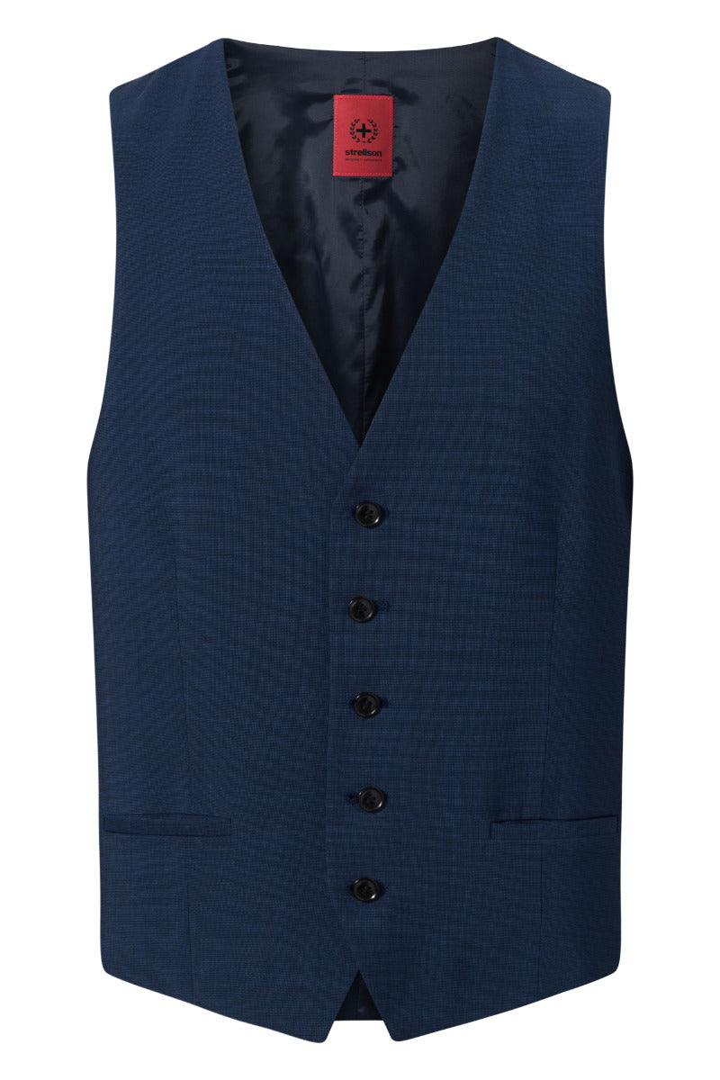 Allen2.0 Slim Fit Waistcoat Bright Blue