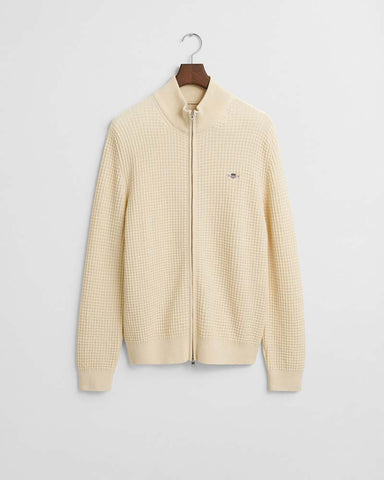 Gant Textured Cotton Half Zip