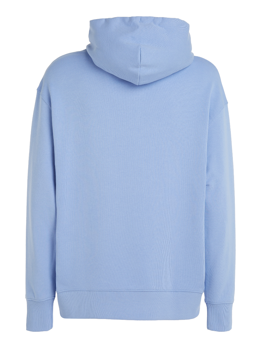Small Badge Relaxed Hoody Chambray Blue