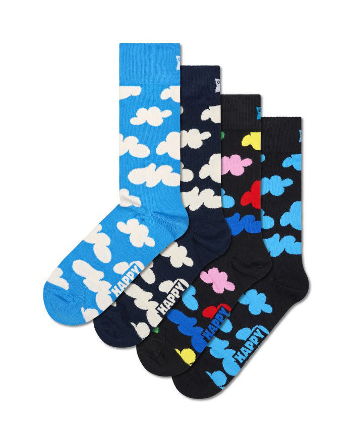 Happy Socks 4-Pack Cloudy Socks Gift Set