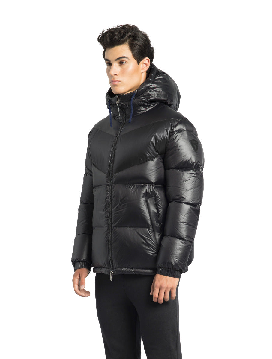 Dyna Chevron Quilted Puffer