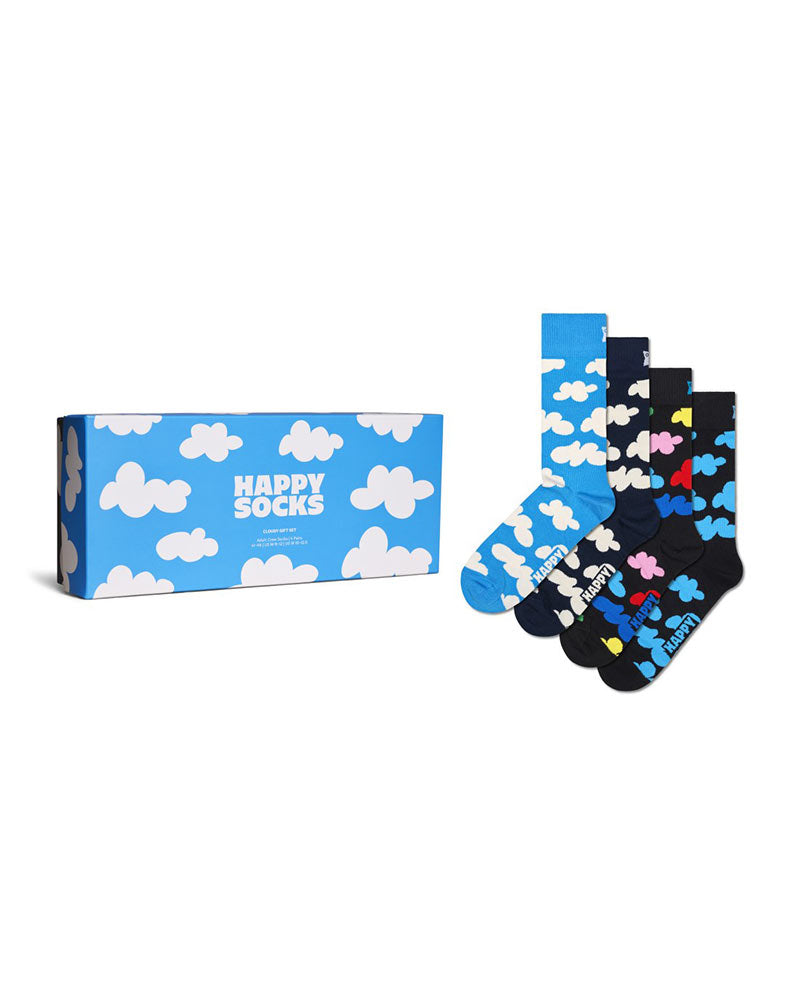 Happy Socks 4-Pack Cloudy Socks Gift Set