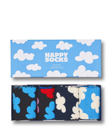 Happy Socks 4-Pack Cloudy Socks Gift Set