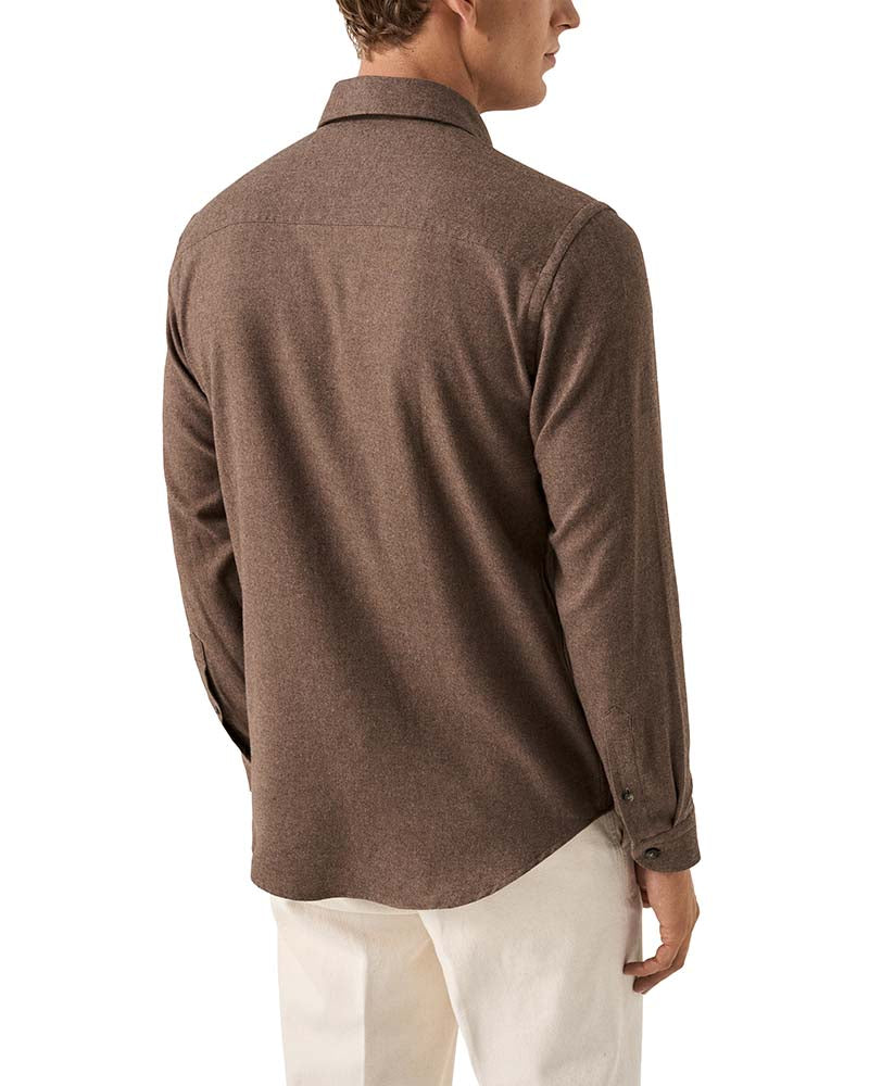 Eton Casual Fit Flannel Shirt