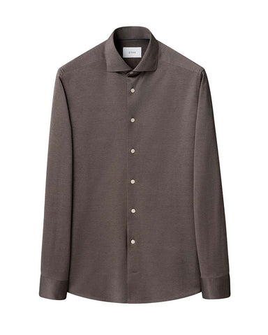 Eton Filo di Scozia Jersey Slim Fit Shirt